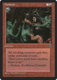 Ambush - Homelands - Magic: The Gathering card