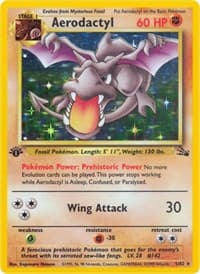 Aerodactyl (1) - Fossil - Pokemon card