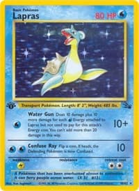Lapras (10) - Fossil - Pokemon card