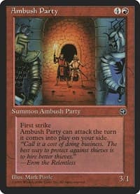 Ambush Party - Homelands - Magic: The Gathering card