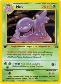 Muk (13) - Fossil - Pokemon card