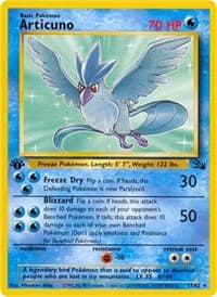 Articuno (17) - Fossil - Pokemon card