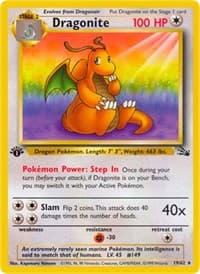 Dragonite (19) - Fossil - Pokemon card