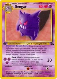 Gengar (20) - Fossil - Pokemon card