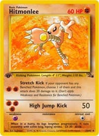 Hitmonlee (22) - Fossil - Pokemon card