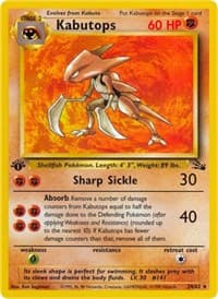 Kabutops (24) - Fossil - Pokemon card
