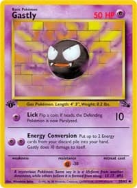Gastly - Fossil - Pokemon card
