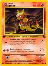 Magmar - Fossil - Pokemon card