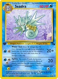 Seadra - Fossil - Pokemon card