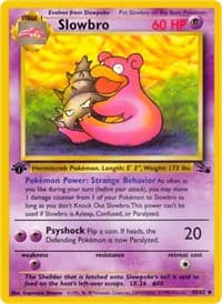 Slowbro - Fossil - Pokemon card