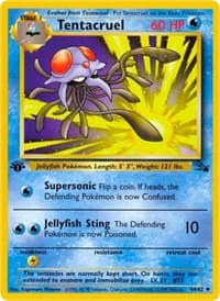 Tentacruel - Fossil - Pokemon card