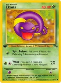 Ekans - Fossil - Pokemon card