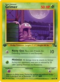 Grimer - Fossil - Pokemon card