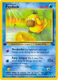 Psyduck - Fossil - Pokemon card