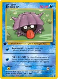 Shellder - Fossil - Pokemon card
