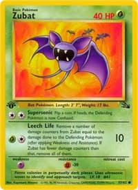 Zubat - Fossil - Pokemon card