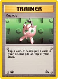 Recycle - Fossil - Pokemon card