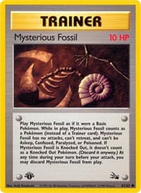 Mysterious Fossil - Fossil - Pokemon card