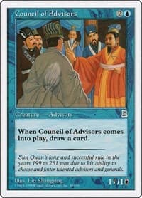 Council of Advisors - Portal Three Kingdoms - Magic: The Gathering card