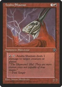 Anaba Shaman - Homelands - Magic: The Gathering card