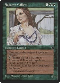 Autumn Willow - Homelands - Magic: The Gathering card