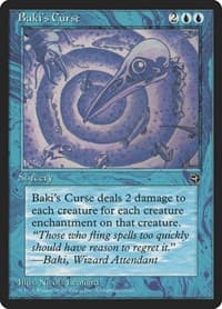 Baki's Curse - Homelands - Magic: The Gathering card