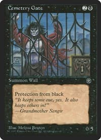 Cemetery Gate - Homelands - Magic: The Gathering card