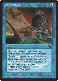 Chain Stasis - Homelands - Magic: The Gathering card