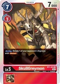 SkullGreymon (ST-11 Special Entry Pack) - Release Special Booster 1.0 - Digimon Card Game card