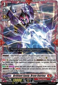 Brilliant Equip, Bram Vairina - D-BT06: Blazing Dragon Reborn - Cardfight Vanguard card