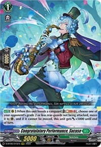 Congratulatory Performance, Sucuse - D-BT06: Blazing Dragon Reborn - Cardfight Vanguard card
