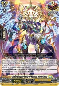 Light Dragon Deity of Honors, Amartinoa - D-BT06: Blazing Dragon Reborn - Cardfight Vanguard card