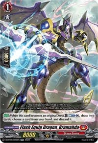 Flash Equip Dragon, Bramahda - D-BT06: Blazing Dragon Reborn - Cardfight Vanguard card