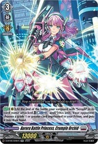 Aurora Battle Princess, Crumple Orchid - D-BT06: Blazing Dragon Reborn - Cardfight Vanguard card