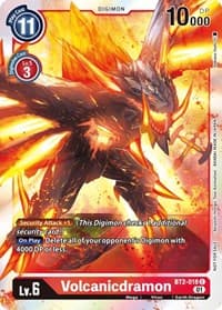 Volcanicdramon (ST-11 Special Entry Pack) - Release Special Booster 1.0 - Digimon Card Game card