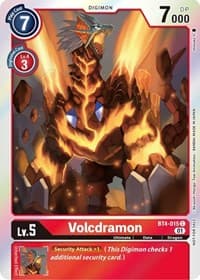 Volcdramon (ST-11 Special Entry Pack) - Great Legend - Digimon Card Game card