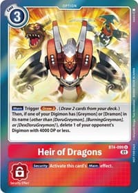 Heir of Dragons (ST-11 Special Entry Pack) - Great Legend - Digimon Card Game card