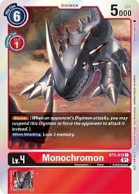 Monochromon (ST-11 Special Entry Pack) - Battle of Omni - Digimon Card Game card