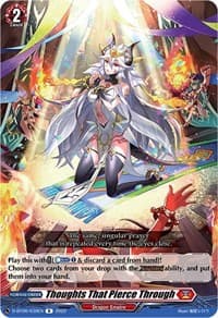 Thoughts That Pierce Through - D-BT06: Blazing Dragon Reborn - Cardfight Vanguard card