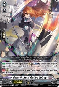 Galactic Hero, Flatten Sufrey - D-BT06: Blazing Dragon Reborn - Cardfight Vanguard card