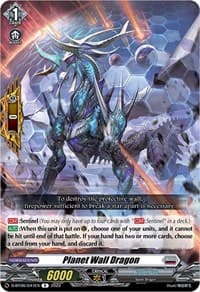 Planet Wall Dragon - D-BT06: Blazing Dragon Reborn - Cardfight Vanguard card