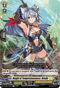 Knight of Tempestuousness, Vriede - D-BT06: Blazing Dragon Reborn - Cardfight Vanguard card