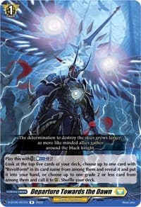 Departure Towards the Dawn - D-BT06: Blazing Dragon Reborn - Cardfight Vanguard card