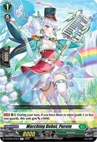 Marching Debut, Purete - D-BT06: Blazing Dragon Reborn - Cardfight Vanguard card