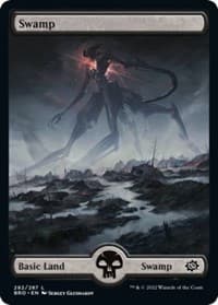 Swamp (282) - Full Art - The Brothers' War - Magic: The Gathering card