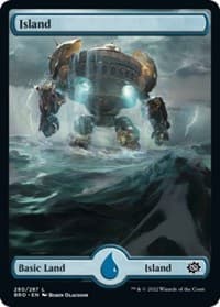 Island (280) - Full Art - The Brothers' War - Magic: The Gathering card