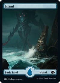 Island (281) - Full Art - The Brothers' War - Magic: The Gathering card