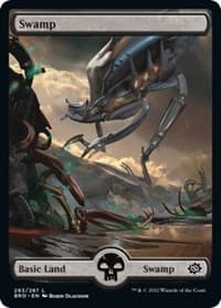 Swamp (283) - Full Art - The Brothers' War - Magic: The Gathering card