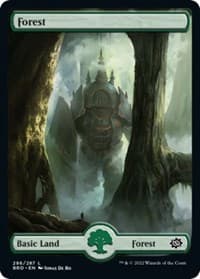 Forest (286) - Full Art - The Brothers' War - Magic: The Gathering card
