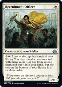 Recruitment Officer - The Brothers' War - Magic: The Gathering card